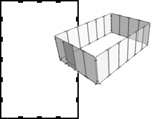 Garden Defender 8 by 12 Modular Deer Fencing